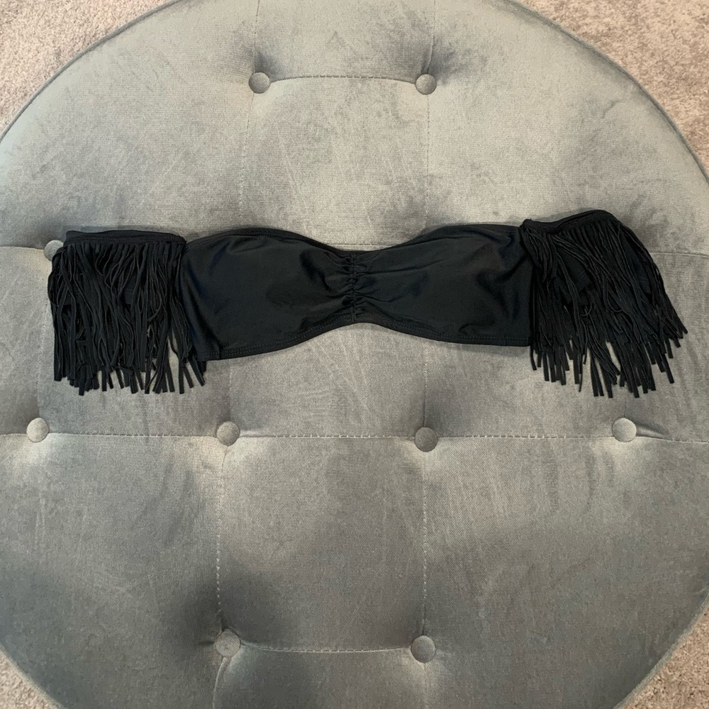 Gianni Bini Fringe Swimsuit Top